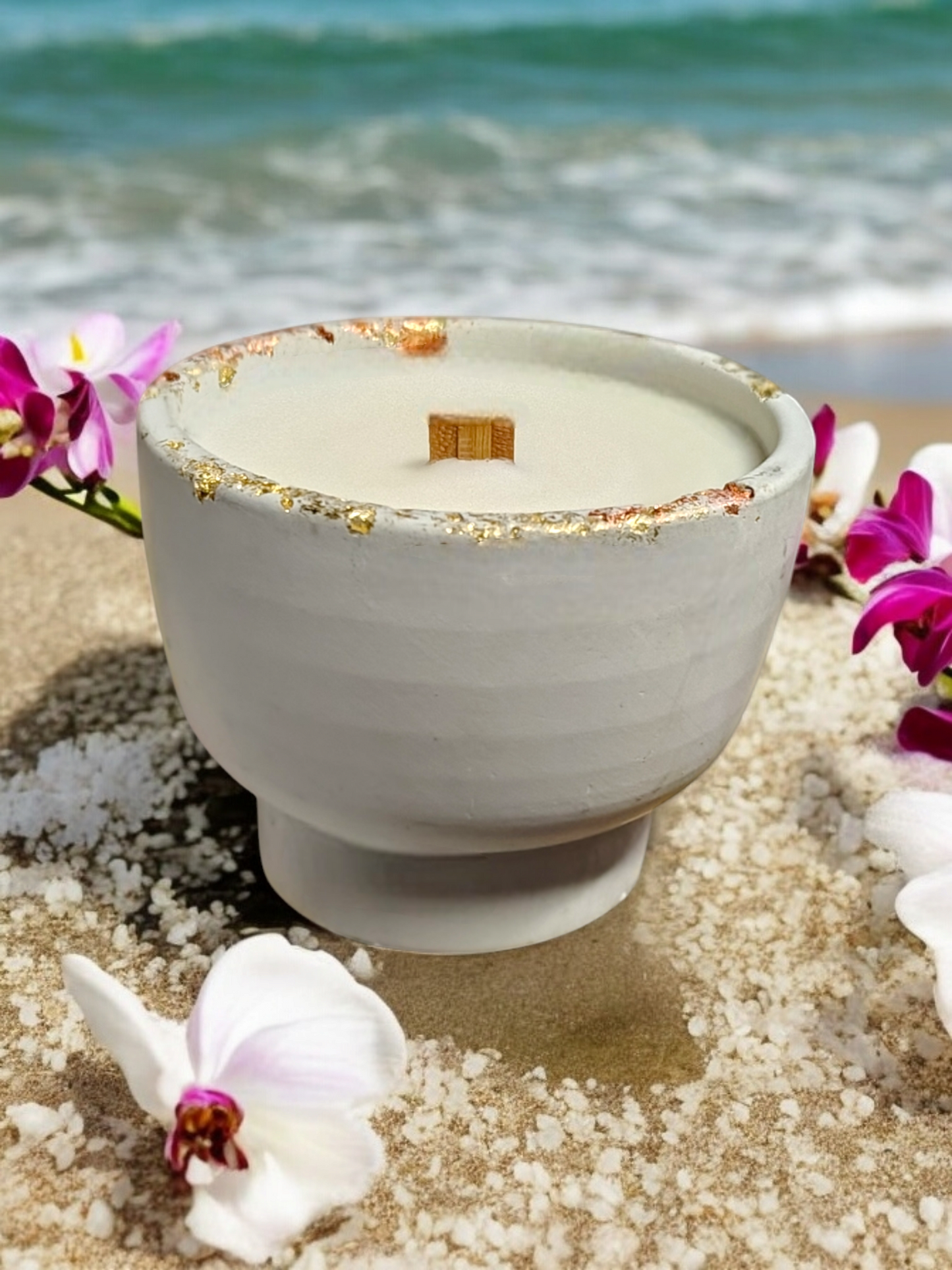 (SOLD OUT) SALE! “Sel De Mer” Scented Concrete Candle [Best Seller]