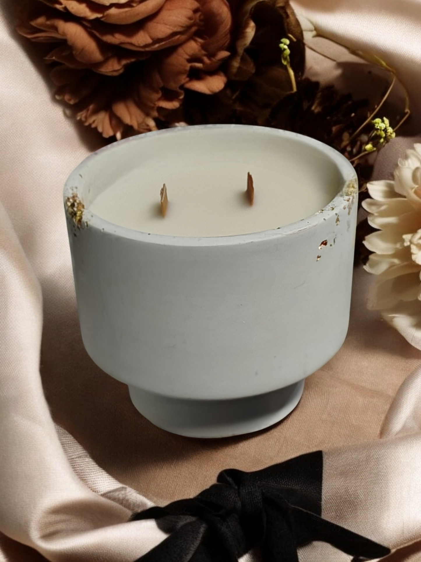 (SOLD OUT) SALE! “Silk Cashmere” Scented Concrete Candle