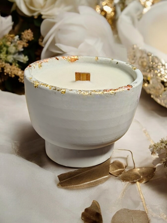 (SOLD OUT) SALE! “Silk Cashmere” Scented Concrete Candle